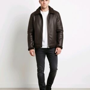 Calvin Klein Men's Brown Bomber Jacket Size XL